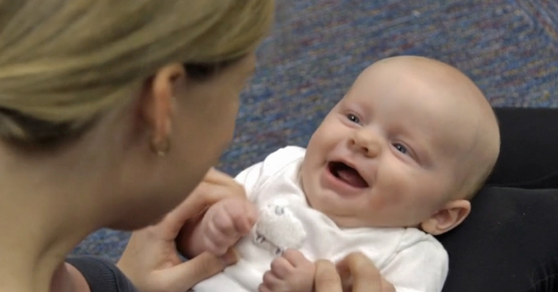 Babies love to play