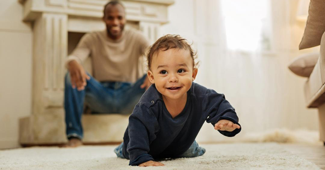 child crawling