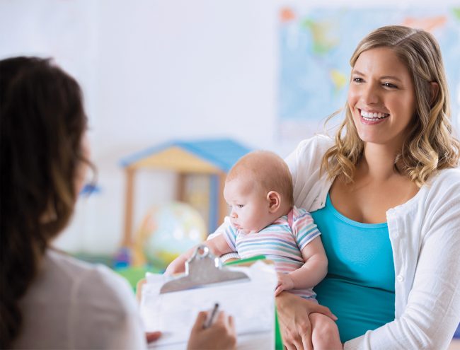 Cuidado infantil para bebés